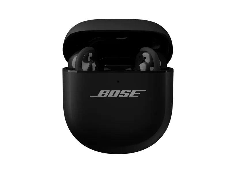 Bose QC Ultra Earbuds case and earbuds on surface