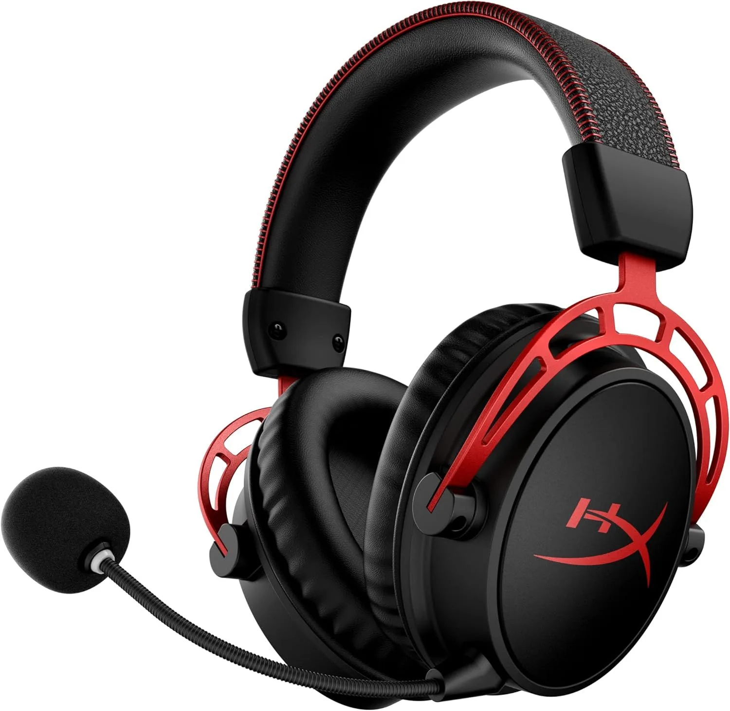 Wireless gaming headset with 2.4GHz USB dongle for low-latency audio