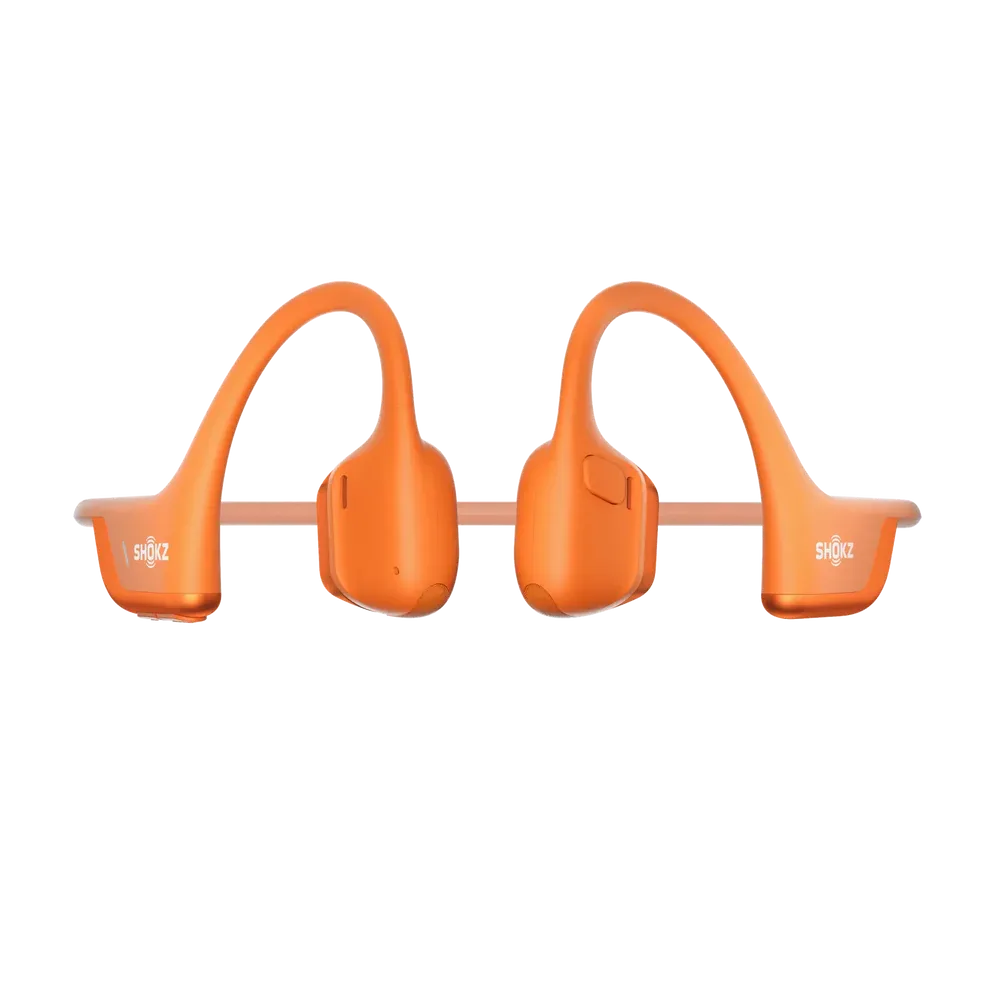 Shokz OpenRun Pro 2 in orange colorway